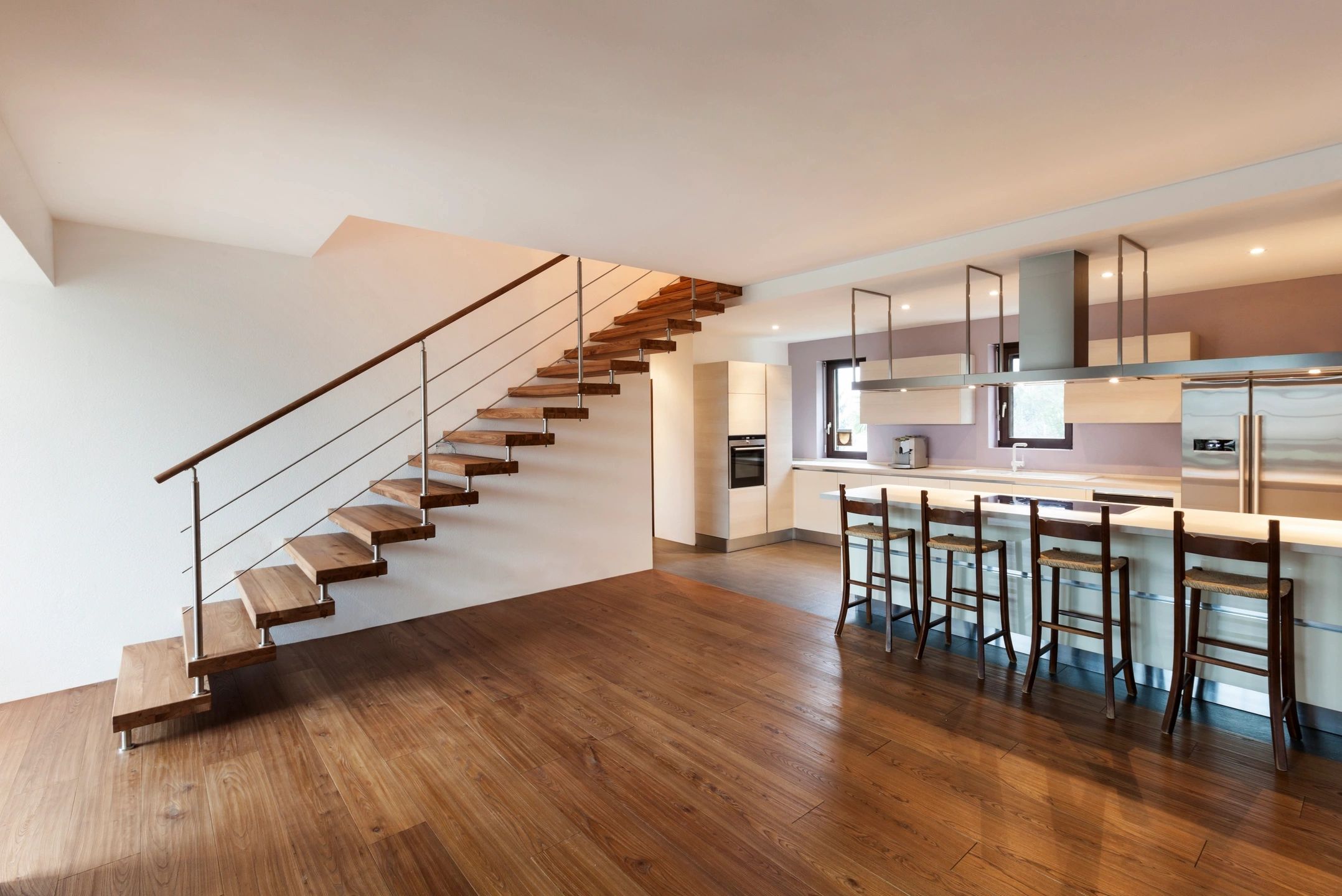 Hardwood floor refinishing professional